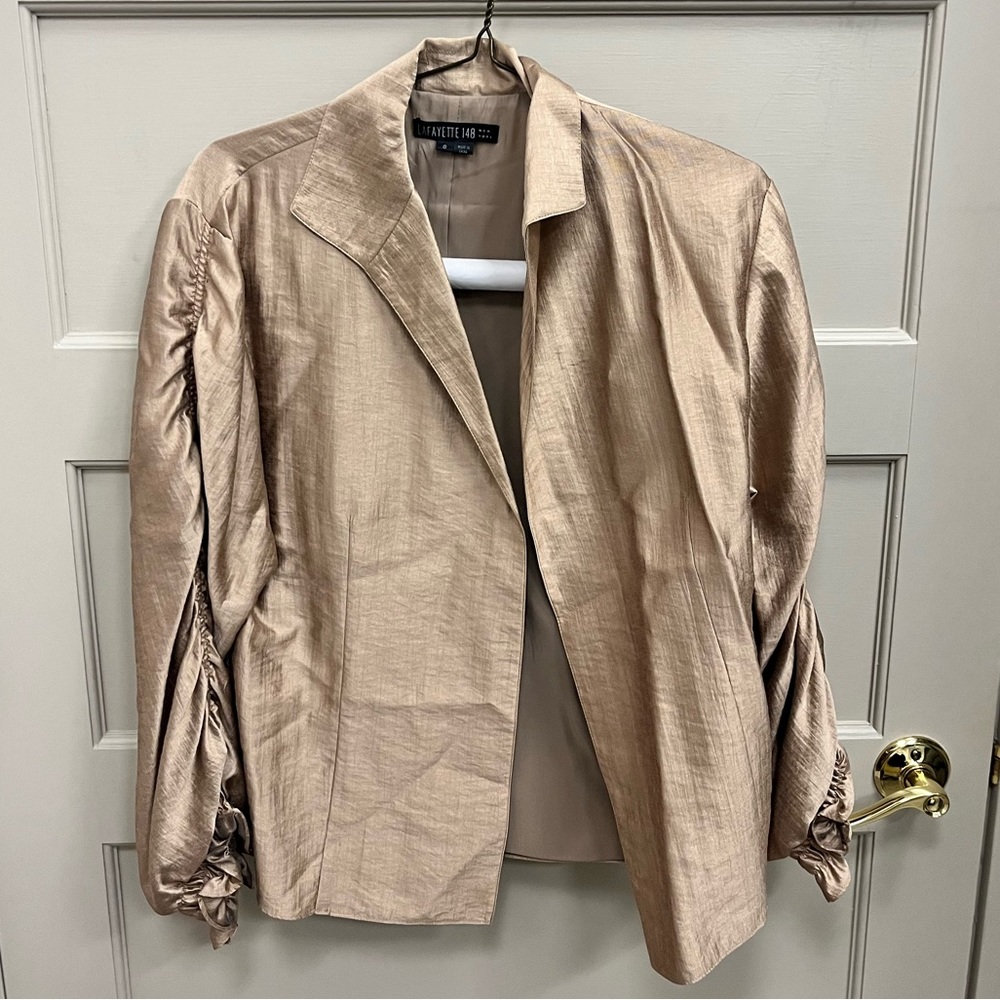 Lafayette 148 Champagne Colored Blazer